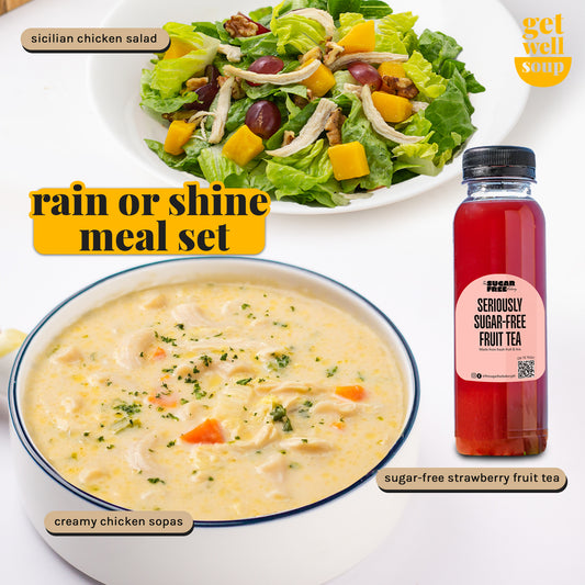 rain or shine meal set