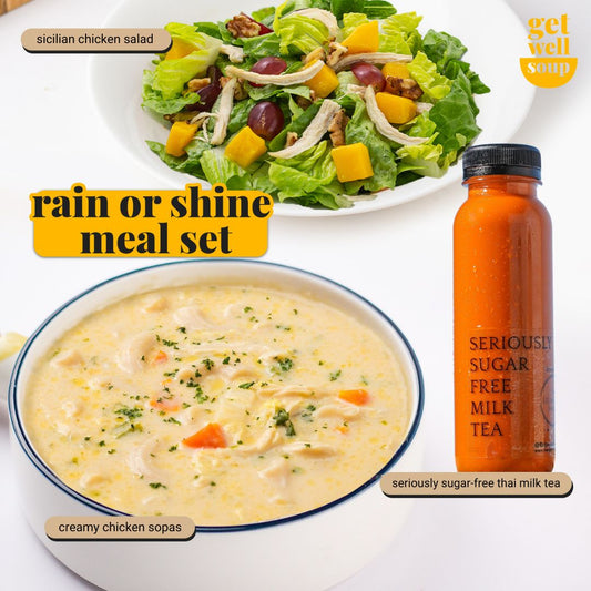 rain or shine meal set