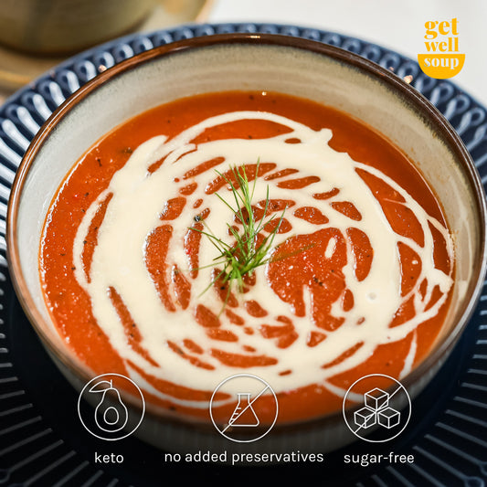 swicy roasted red pepper soup