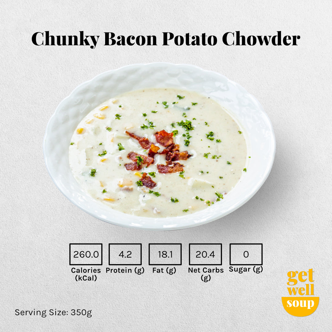 chunky bacon potato soup | chuncky bacon soup | Get Well Soup | Get Well Soup PH | soup craving | soothing soups | stews | chicken soup | soup recipe | soup delivery | soup manila | best soup | best soup manila | soup ph | chicken soup | best sandwich in manila | healthy sandwich | healthy snacks manila